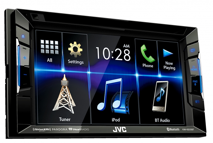 JVC KW-V230BT 6.2" W/Bluetooth 6CH RCA FREE HD BACKUP CAMERA Parking Line 