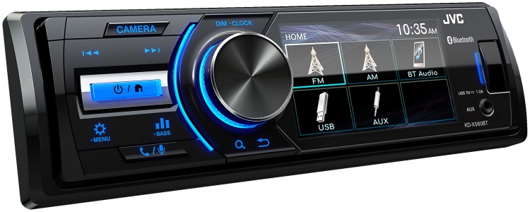 JVC KD-X560BT Digital Media Bluetooth Stereo For Jeep Powersports & Marine NEW! 