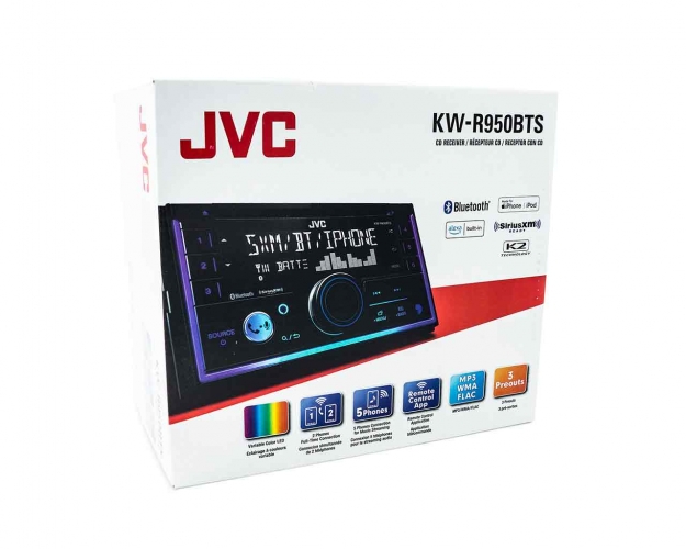 JVC KW-R950BTS - Radio/Récepteur Multimédia avec Lecteur CD et Bluetoo